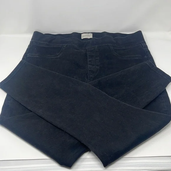 Universal Thread High Rise Distressed Black Denim Jeggings - Picture 1 of 9